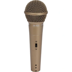 Microfone de Mão Dinâmico Leson Champanhe - LS58