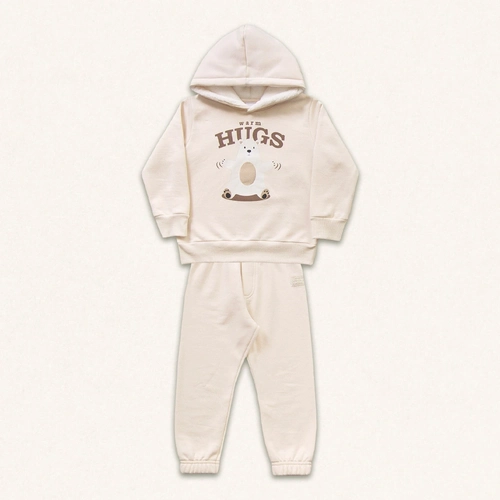 Conjunto Moletom Estampado Urso Polar Fakini - Masculino