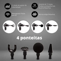 Massageador Pistola Elétrico Corporal Dobrável Relax Action Fitness