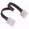 Emenda Com Conector Rápido Para Fita LED RGB - Sem Solda - Com Cabo