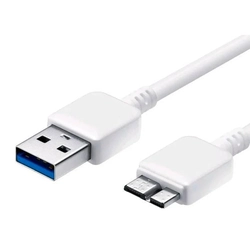 Cabo USB 3.0 Micro USB B HD Externo MD9 1m Branco