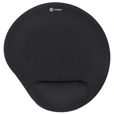 Mouse Pad Vinik Com Apoio de Pulso Em Gel Mpg-10p Preto