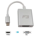 CABO ADAPTADOR F3 USB-C 3.1 TYPE-C P/VGA - JC-TYC-VGA 126