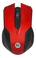 MOUSE USB VERMELHO BRIGHT