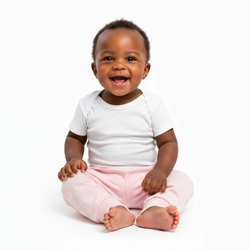 Mijão 100% Algodão Bebê Taita Unissex - Rosa Claro