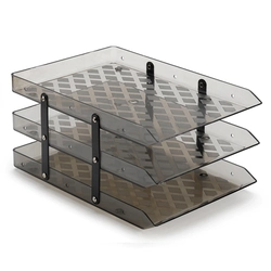 Caixa para Correspondência Tripla Fixa Fumê Maxcril