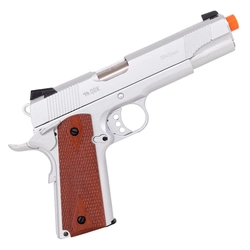 Pistola de Airsoft Spring S23 6mm G23 - QGK + BBs + Alvos