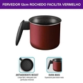 Fervedor Rochedo Facilita Vermelho 12cm - Cxm / 4