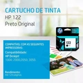 Cartucho de Tinta HP 122 2ml Preto Original