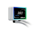 Water Cooler Asrock Challenger White 240 Digital Branco 240mm Argb Com Display