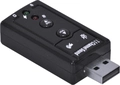 Adaptador Placa de Som Usb 7.1 Canais Virtual Ausb71