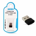 Adaptador Usb P/ Type-c (usb Macho P/ Type-c Femea) Ref. Le-5531