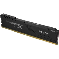 Memória DDR4 4GB 2666MHz Kingston Hyper X Fury Cl16 Preto - HX426C16FB3/4