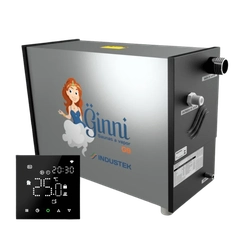 Sauna a Vapor Ginni G9 com Controlador Digital Wi-Fi TRIF 220V - Até 12m³ - INDUSTEK