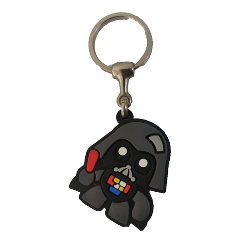 Chaveiro Geek Emborrachado Darth Vader