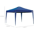 Gazebo 3m x 3m Aluminio Flex Mor - 3531