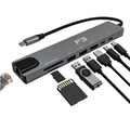 Hub Usb-c Tipo-c Para Hdmi Usb 3.0 Micro Lan - Jc-tyc-860 660