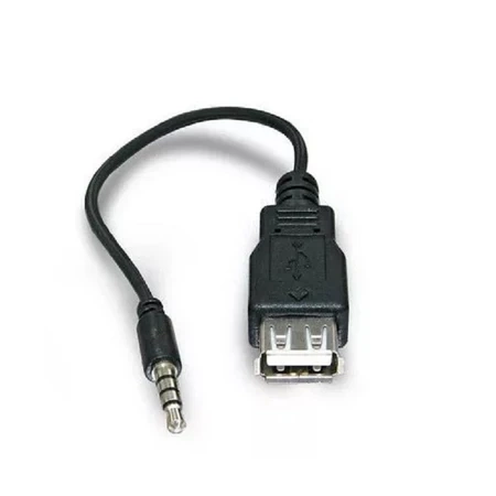 CABO DE ÁUDIO P2 PARA USB FÊMEA 15 CENTÍMETROS