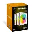 KIT Cooler Gabinete 120mm C3tech 3 fans + controladora - F9-l660whrgb