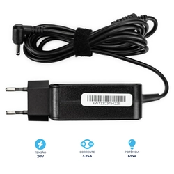 Fonte de Notebook Lenovo - 20V 3.25A 65W - 4.0 x 1.7 MM - FT133 - FW133