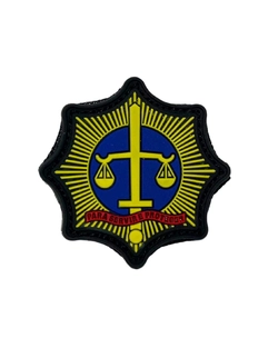 Breve emborrachado Direitos Humanos- Colorido c/ fundo Preto