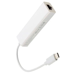Cabo Adaptador Usb-C Tipo-C Para RJ45 10-100 Mbps - JC-TYC-R01