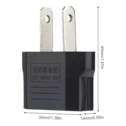 Adaptador Tomada Pino Chato 110/220v viagens internacionais