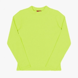 Blusinha Manga Longa Malha Canelada Romitex - Feminina