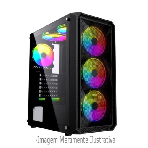 Computador Gamer CertoX STREAM 1057 AMD Ryzen 3 5300G Radeon Graphics 16GB DDR4 480GB SSD C/3 Fans