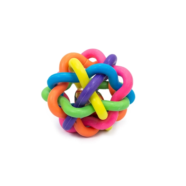 Brinquedo Interativo Bola com Sino para Cães e Gatos