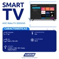 Tv 32p Aoc Led Smart Roku Wifi Hd Hdmi - 32s5045