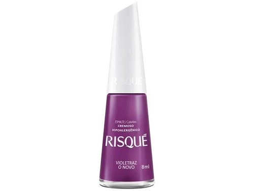 Esmalte Cremoso Risqué Violetraz o Novo 8ml