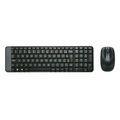 Kit Teclado e Mouse Logitech Mk220 Preto Sem Fio 920-004431-c
