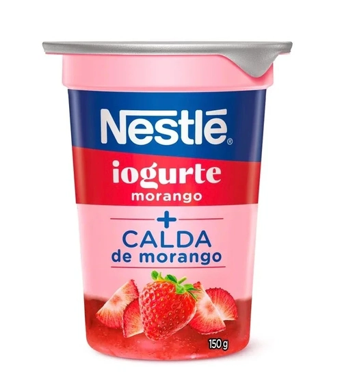 Iogurte Morango Mais Calda De Morango Nestlé 150g