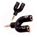 Adaptador P2 Fêmeap/ P3 Macho (fone E Mic.) Blister Ref. Hc Pd-08 (cores Diversas)