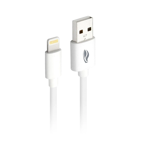 Cabo Usb Lightning C3tech 2A 2 Metros Branco - CB-L20WH