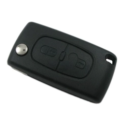 Capa Canivete B&s Peugeot / Citroen C4 / Pallas/ C5/ S/l 2 Botoes