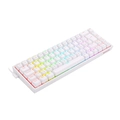 Teclado Gamer Redragon Castor Branco Switch Blue - K631W-RGB-PT-BLUE