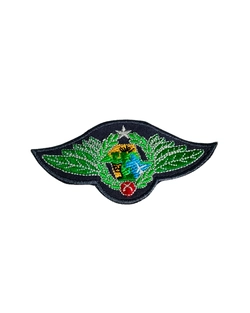 Breve Bordado Policiamento Ambiental- auto colante