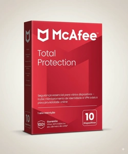 Total Protection Mcafee 10 Dispositivos 1 Ano Esd - Mtp0alnrx