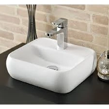 Cuba de Apoio Retangular 41x31cm  Icasa Branca