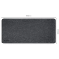 MOUSE PAD - DESK MAT EXCLUSIVE PRO DARK GRAY 900X420MM - PCYES