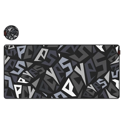 Mouse Pad Gamer Pcyes Signature Extended Black Vulcan - 900 x 420 - Pms90x42bv
