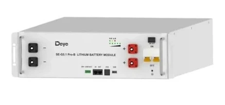 Bateria Solar Lítio Deye - 5.12 kWh - 100Ah 51.2V - SE-G5.1 PRO-B - 6000 CICLOS