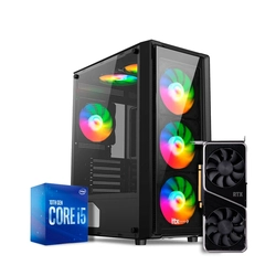 PC Gamer FPS Headshot Ccore I5 10400F, NVívia GeForce ™ RTX 3050, 16GB RAM, SSD M.2 500GB, Gabinete RGB