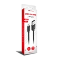 Cabo Usb Lightning C3tech 2A 2 Metros Preto - CB-L20BK