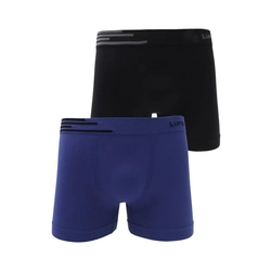 Kit 2 Cuecas Boxer em Microfibra Sem Costura - (Lupo) 0907