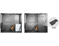 Gabinete Office Slim K-Mex GM-02CK, c/ fonte 200W (PB-200DNA) Bivolt Automática - GM02CKDNA030BOX