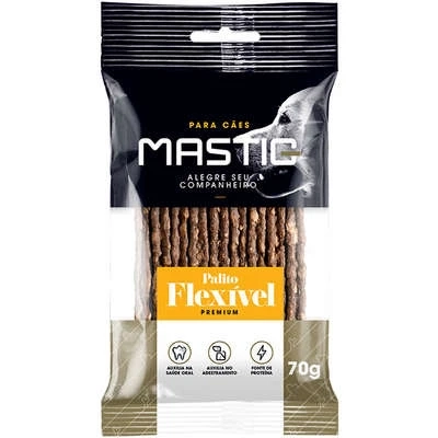 Palito Mastig Flexível sabor Bacon para Cães
