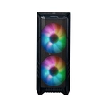 Gabinete Cooler Master Haf 500 Lateral Vidro Temperado - 2 Fans Argb 200mm Led Argb - Preto - H500-kgnn-s00